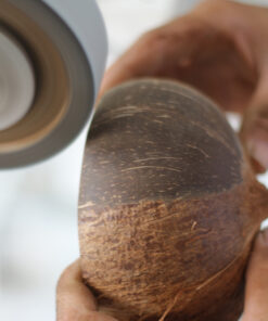 Coconut Bowl Handmade Sanding