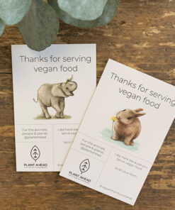 Vegan Thank You Cards