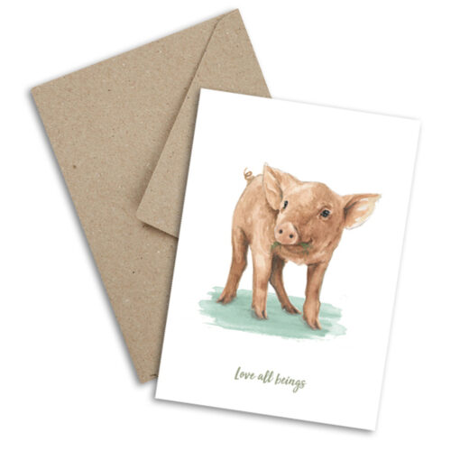 Plant Ahead Postcards - Pig